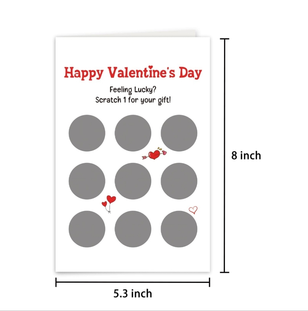 Adult Only Valentine's Day Couples Spouse Significant Other Scratch Off Card